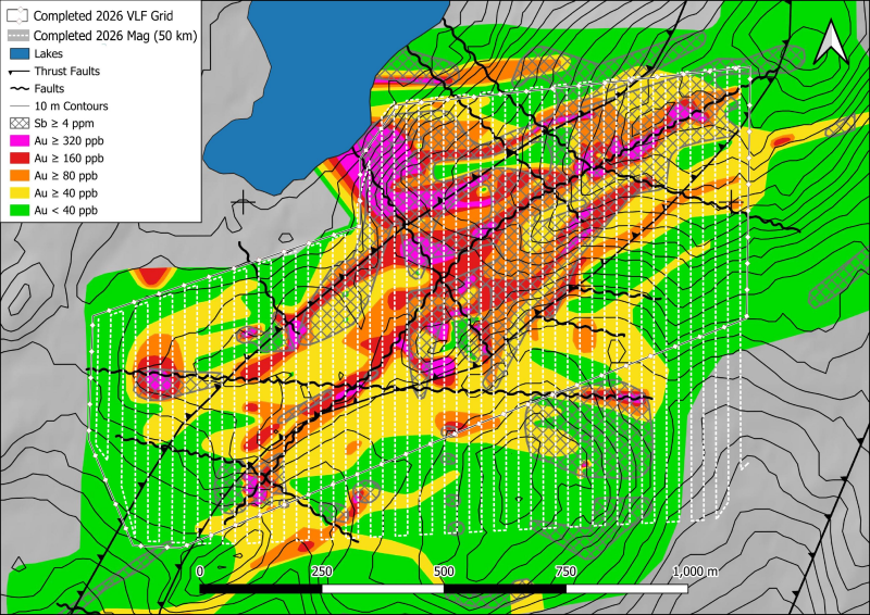 Figure 2 – Peerless Project Geophysical Survey Area